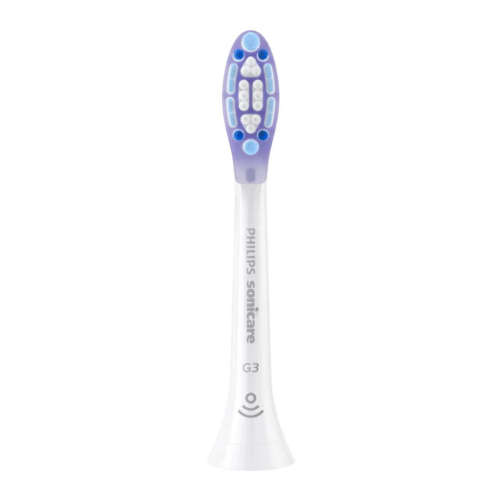 Philips Cabezal de recambio Sonicare G3 Premium Gum Care HX9052 Blanco - dureza de los filamentos = Suave | las cerdas suaves