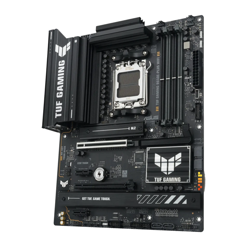 ASUS placa base tuf gaming b650e plus wifi pcie 5 0 negro - conectividad inalámbrica = WiFi 6E (802.11ax) + Bluetooth 5.3 +