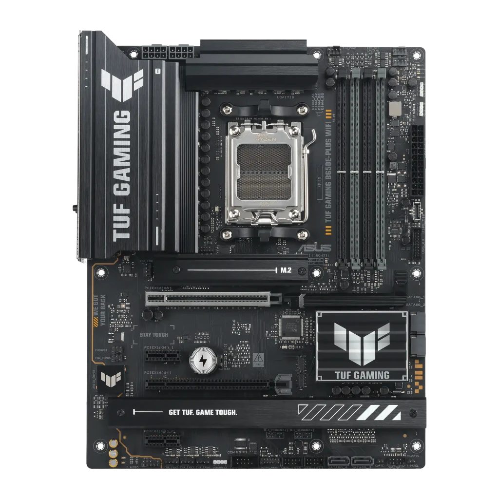 ASUS placa base tuf gaming b650e plus wifi pcie 5 0 negro - socket de procesador = AM5 | solo funciona con procesadores AMD