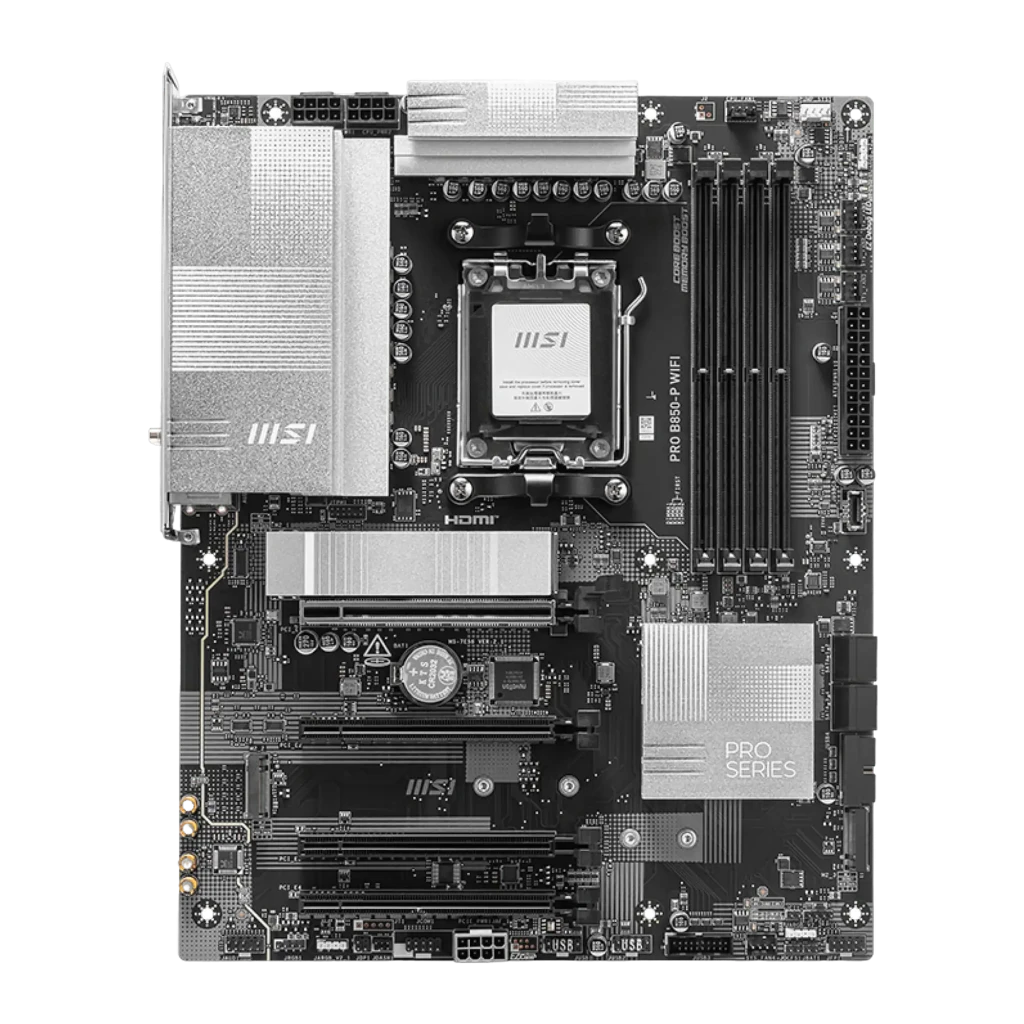 MSI Placa base PRO B850-P WiFi negro - socket de procesador = AMD Socket AM5 | define qué procesadores