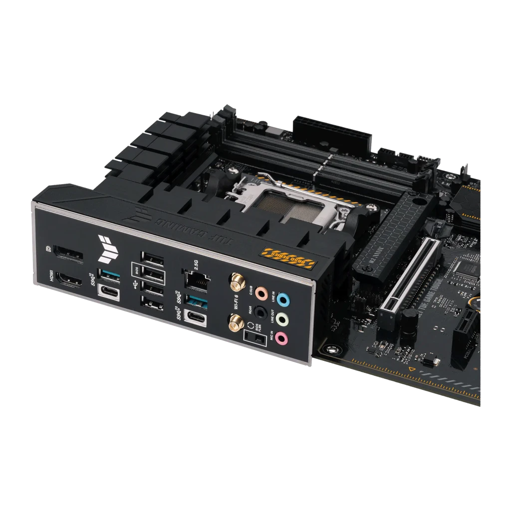 ASUS Placa base TUF Gaming B650-Plus WiFi Socket AM5 ATX preto y laranja - detalhe 4