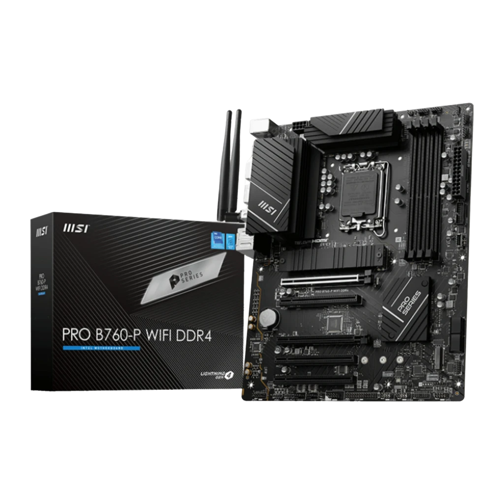 MSI Placa base PRO B760-P WiFi DDR4 - vista principal