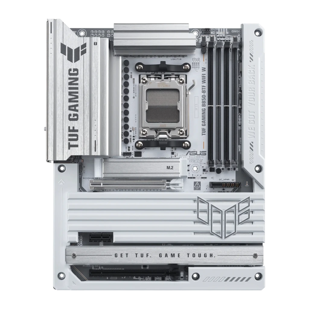 ASUS Placa base TUF Gaming B850-BTF WiFi W blanco - socket de procesador = Zócalo AM5 | solo encaja con procesadores AMD
