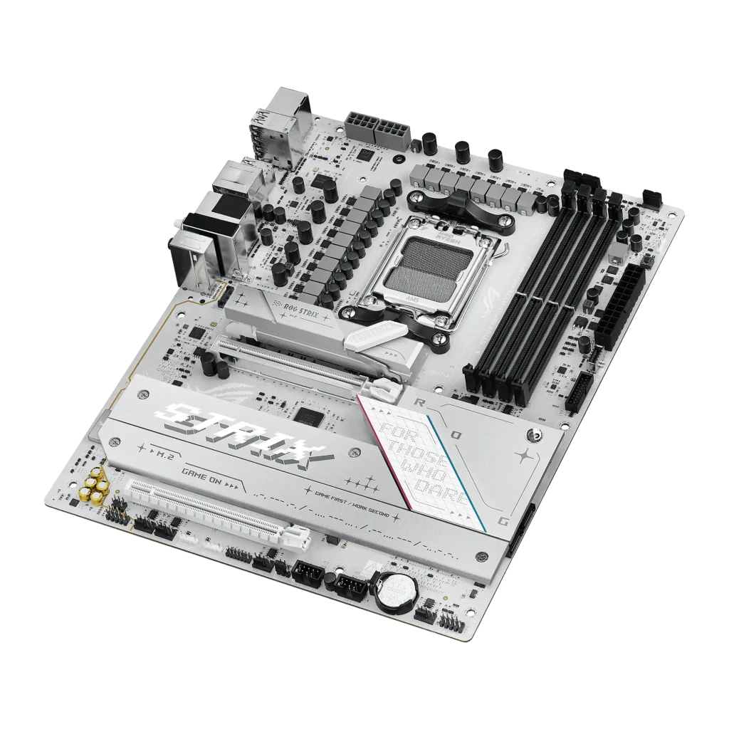 ASUS Placa base ROG STRIX B850-A Gaming WiFi blanco - 4 ranuras M.2