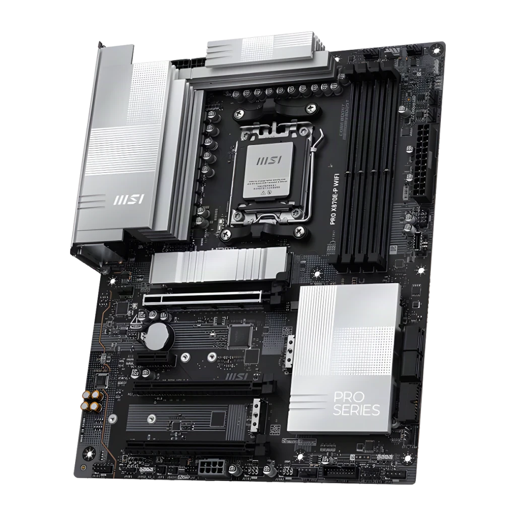 MSI Placa base Pro X870E-P WiFi ATX Socket AM5 negro - vista principal