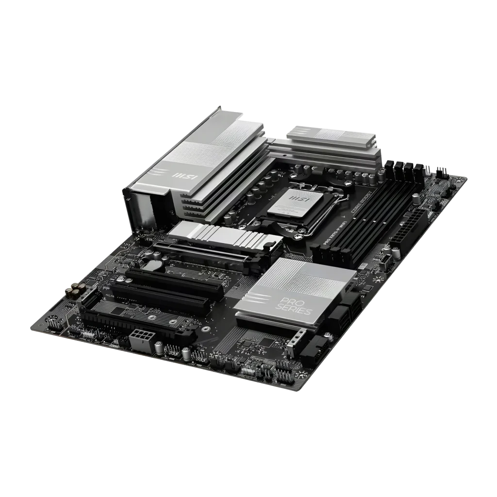 MSI Placa base Pro X870E-P WiFi ATX Socket AM5 negro - tipo de memoria = DDR5-SDRAM, 4 ranuras DIMM, hasta 256 GB, hasta 8200