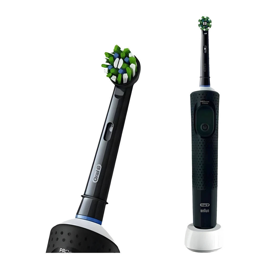 Oral-B Cepillo de dientes eléctrico Vitality Pro Negro - modos de cepillado = 3 (Cuidados diarios, Sensible, Super sensitive)