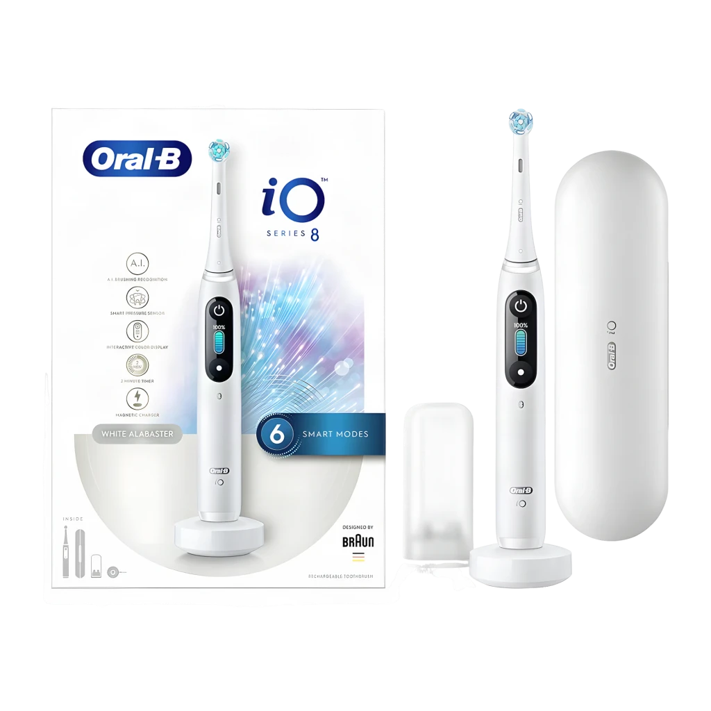 Oral-B Cepillo de dientes eléctrico iO Serie 8 Blanco - vista principal