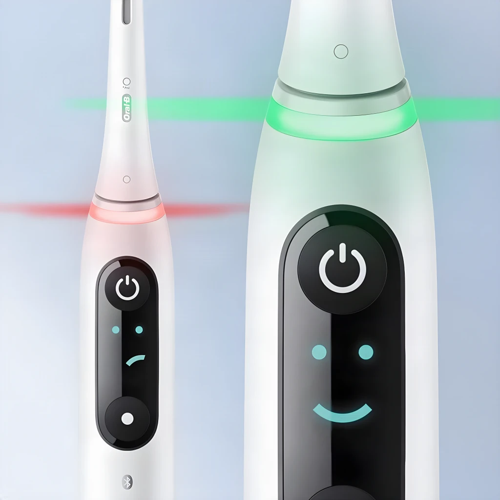 Oral-B Cepillo de dientes eléctrico iO Serie 8 Blanco - velocidad ajustable = Sí | permite adaptar la intensidad a dientes