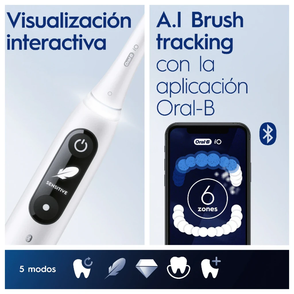 Oral-B Cepillo de dientes eléctrico iO Serie 8 Blanco - detalle 2