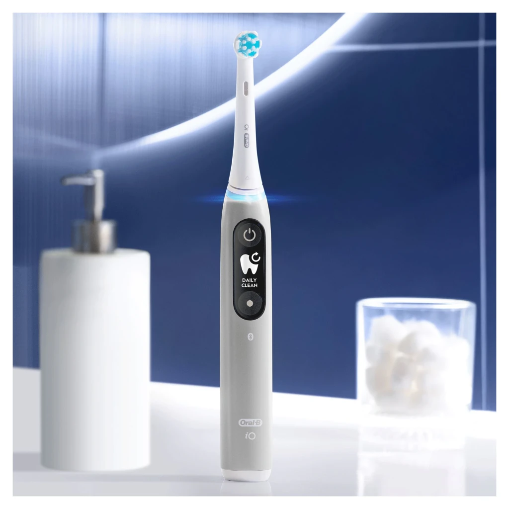 Oral-B Cepillo de dientes eléctrico iO Series 6s Grey Opal gris - sensor de presión inteligente = Sí | avisa cuando se