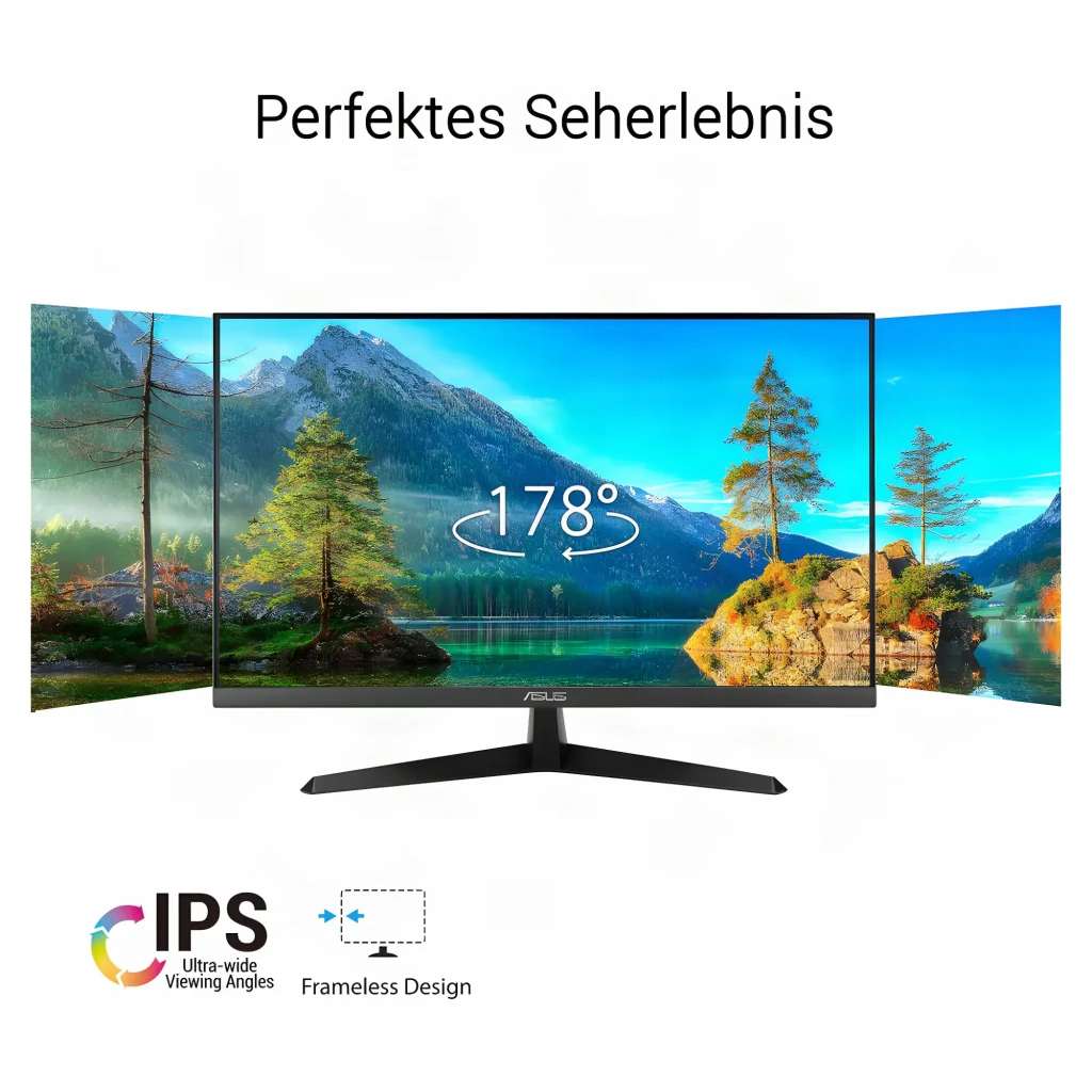 ASUS Monitor VY279HGR 27 pulgadas IPS Full HD 120Hz negro - conectividad = 1 x HDMI 1.4 y 1 x VGA | solo una entrada digital