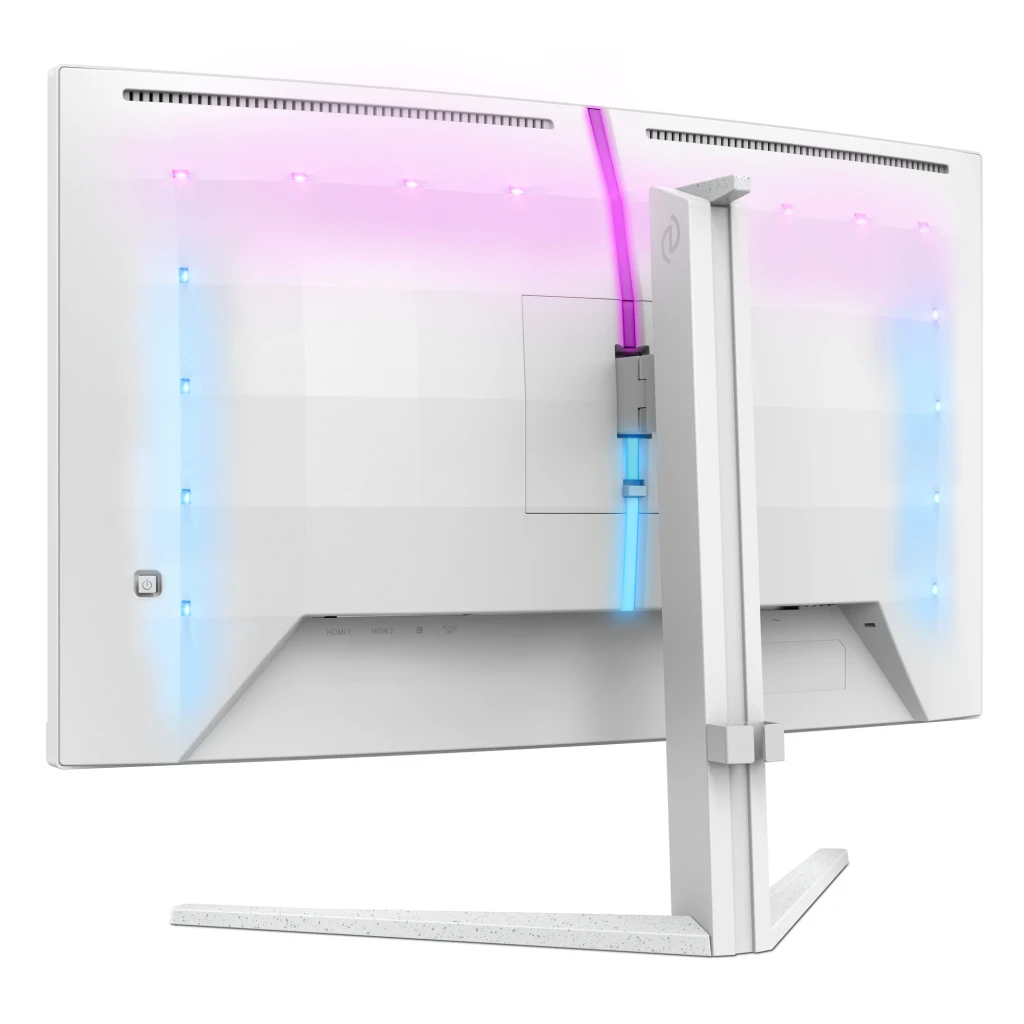 Philips Monitor Evnia 27M2C5201L 27 pulgadas LED Fast VA Full HD 180 Hz Curvo Ambiglow branco - detalhe 5