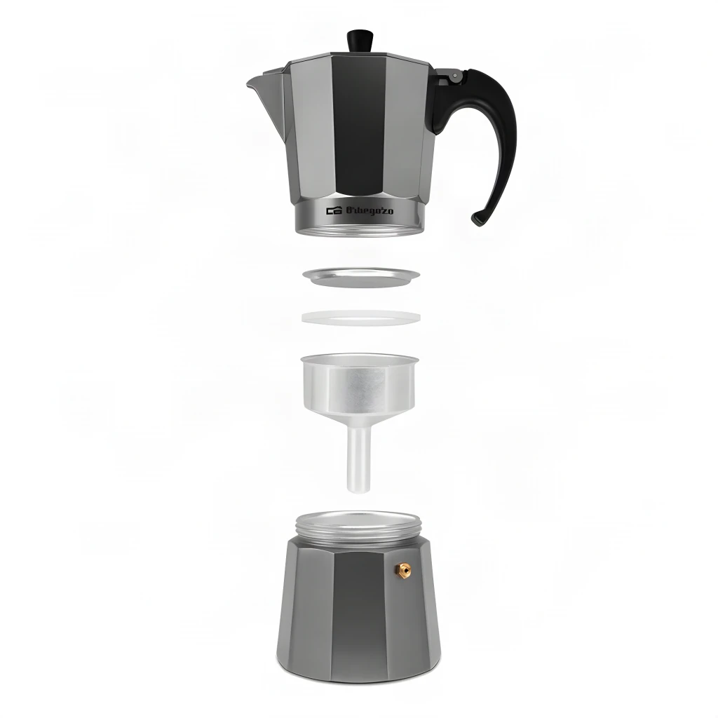 Orbegozo Cafetera italiana KFS 920 9 tazas Plata - vue principale - Ítem3