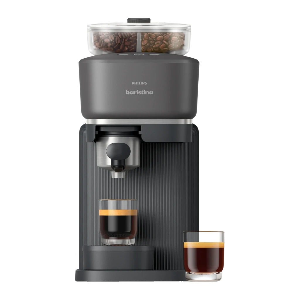 Philips Cafetera espresso Baristina BAR320/60 preto - detalhe