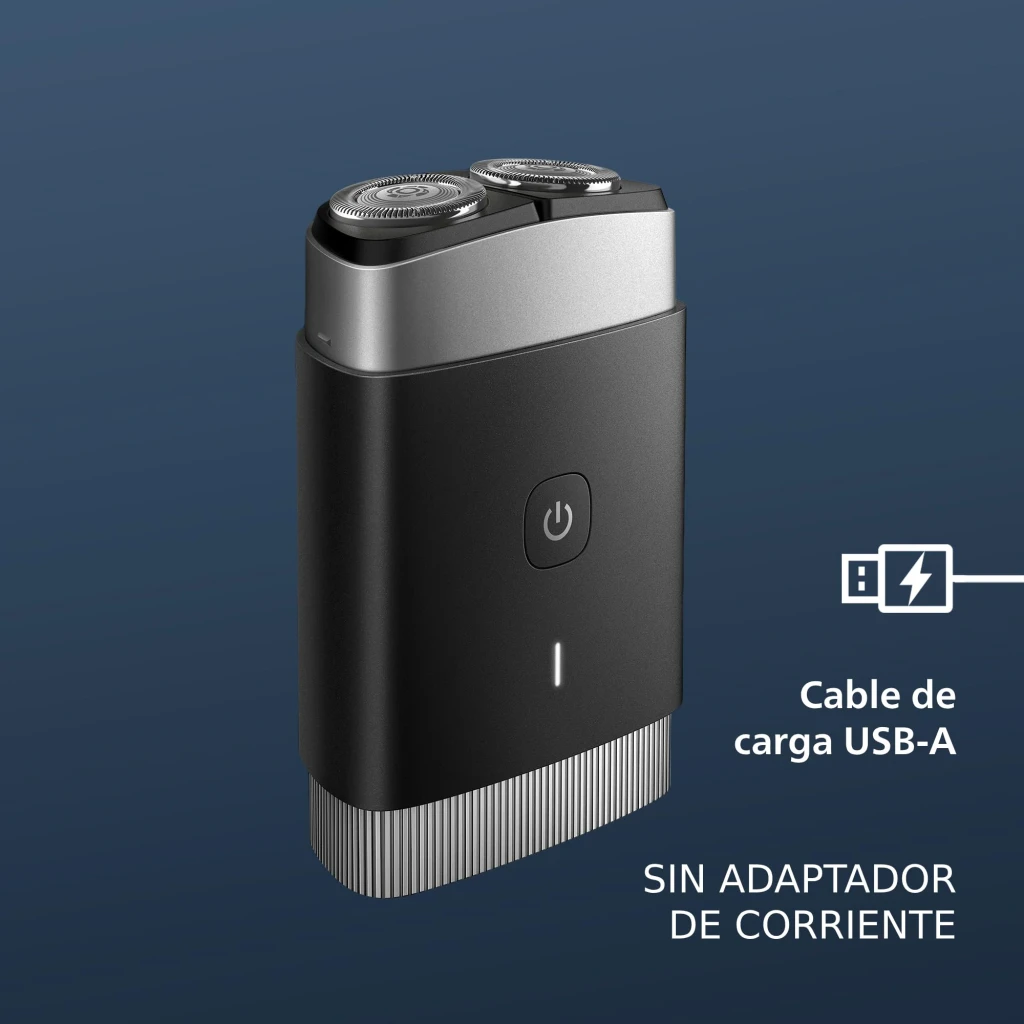 Philips Afeitadora eléctrica PQ888/06 gris, negro - cabezal de repuesto = SH20 o SH30, sustituir cada 2 años | las