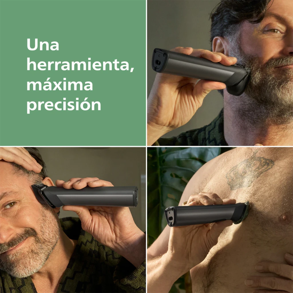 Philips Cortapelos multifunción Series 7000 MG7941/15 gris - bloqueo de viaje = Sí / Funda de viaje incluida | el aparato no