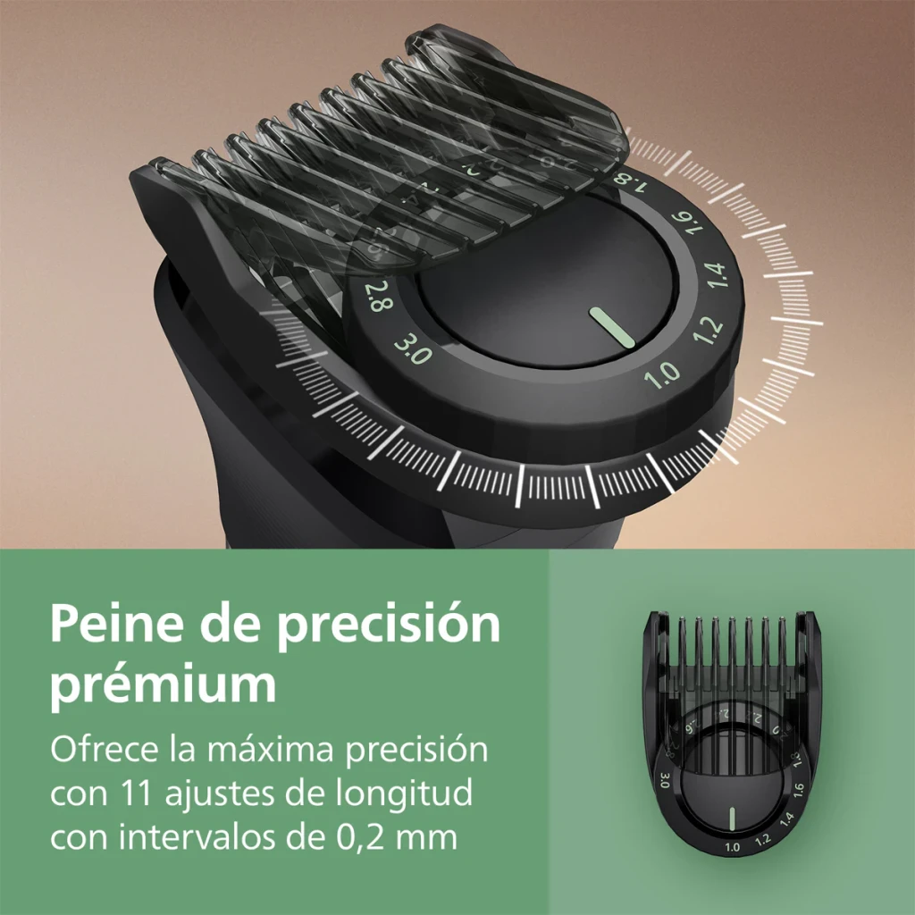 Philips Cortapelos multifunción Series 7000 MG7941/15 gris - resistente al agua = Sí / Cuchillas autoafilables de acero | se