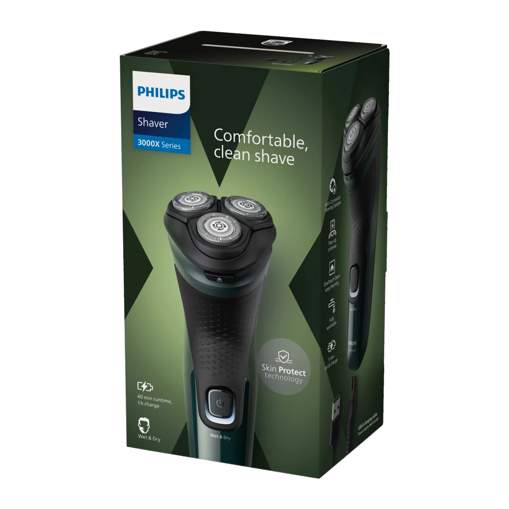 Afeitadora eléctrica Philips Shaver Series 3000X X3002/00 PowerCut