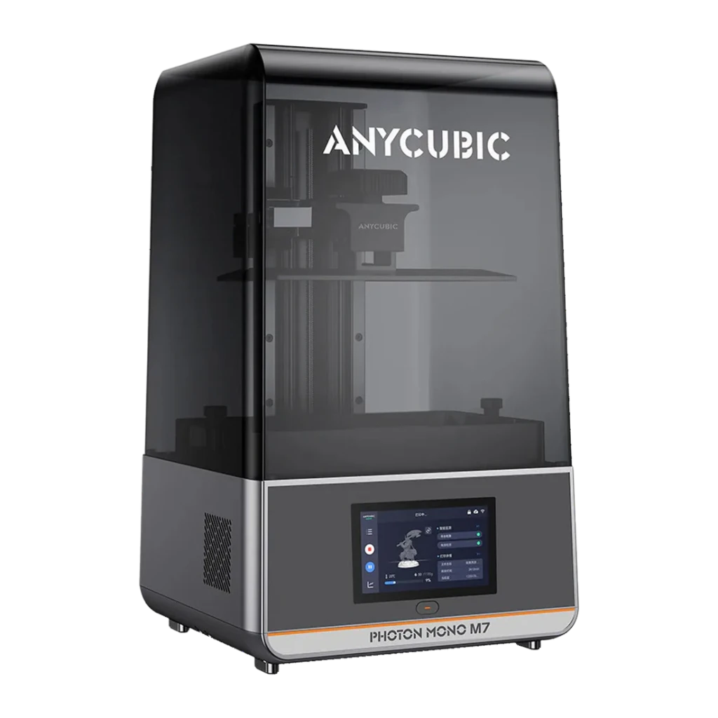 Anycubic Impresora 3D de resina Photon Mono M7 preto - detalhe 3