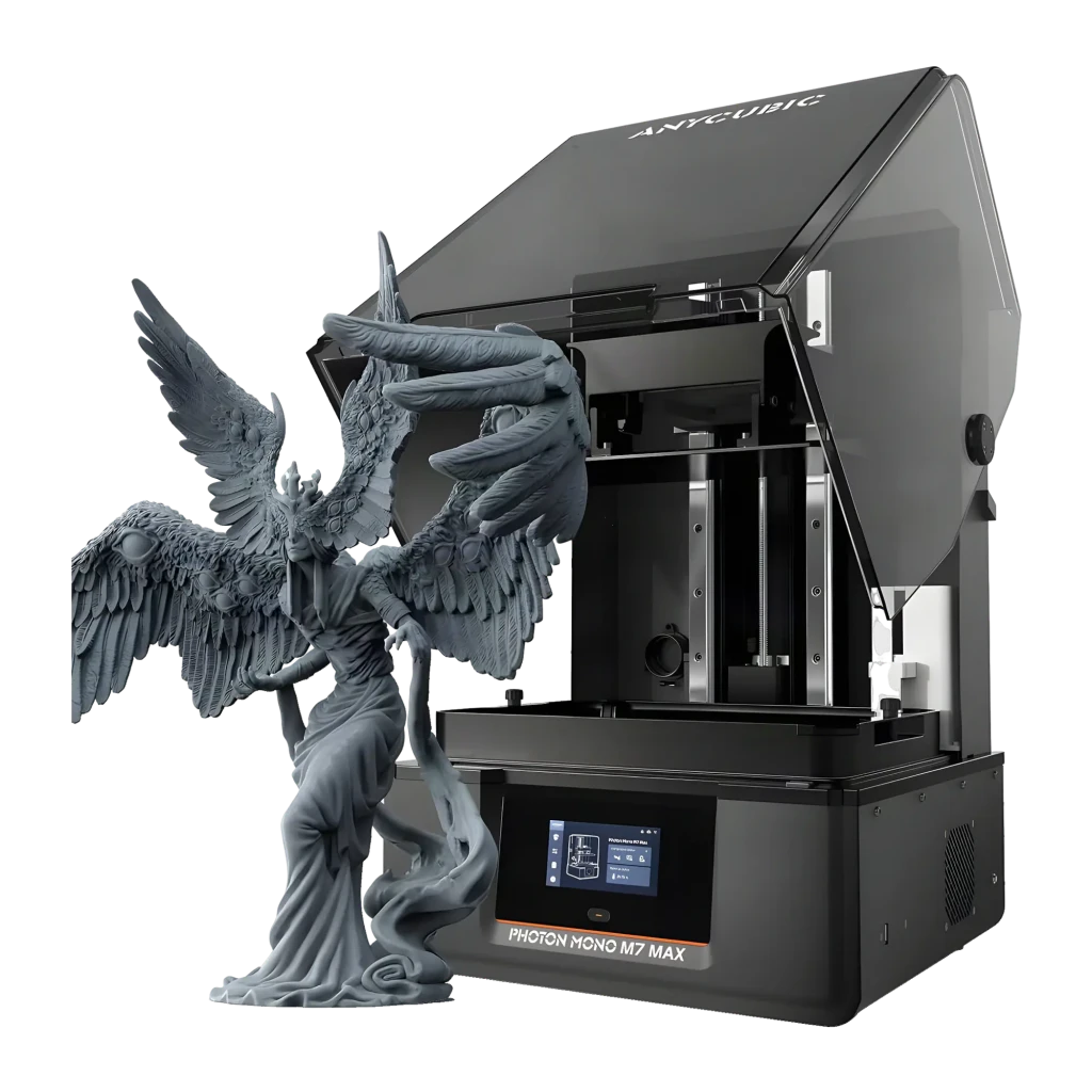 Anycubic Impresora 3D de resina Photon Mono M7 preto - detalhe 6