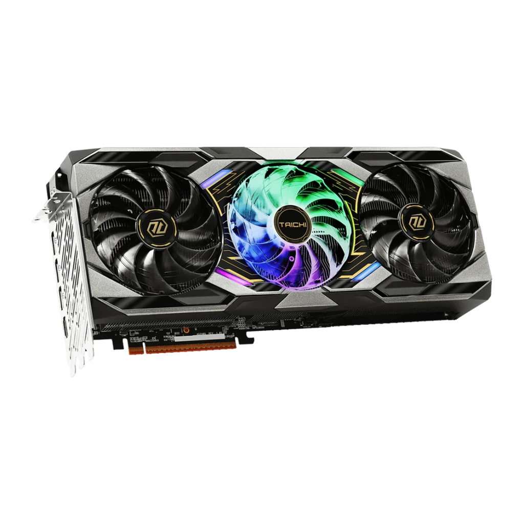 ASRock Tarjeta Gráfica Radeon RX 9070 XT Taichi OC 16 GB negro - frecuencias OC = boost 3100 MHz (modo OC) / 2570 MHz (modo