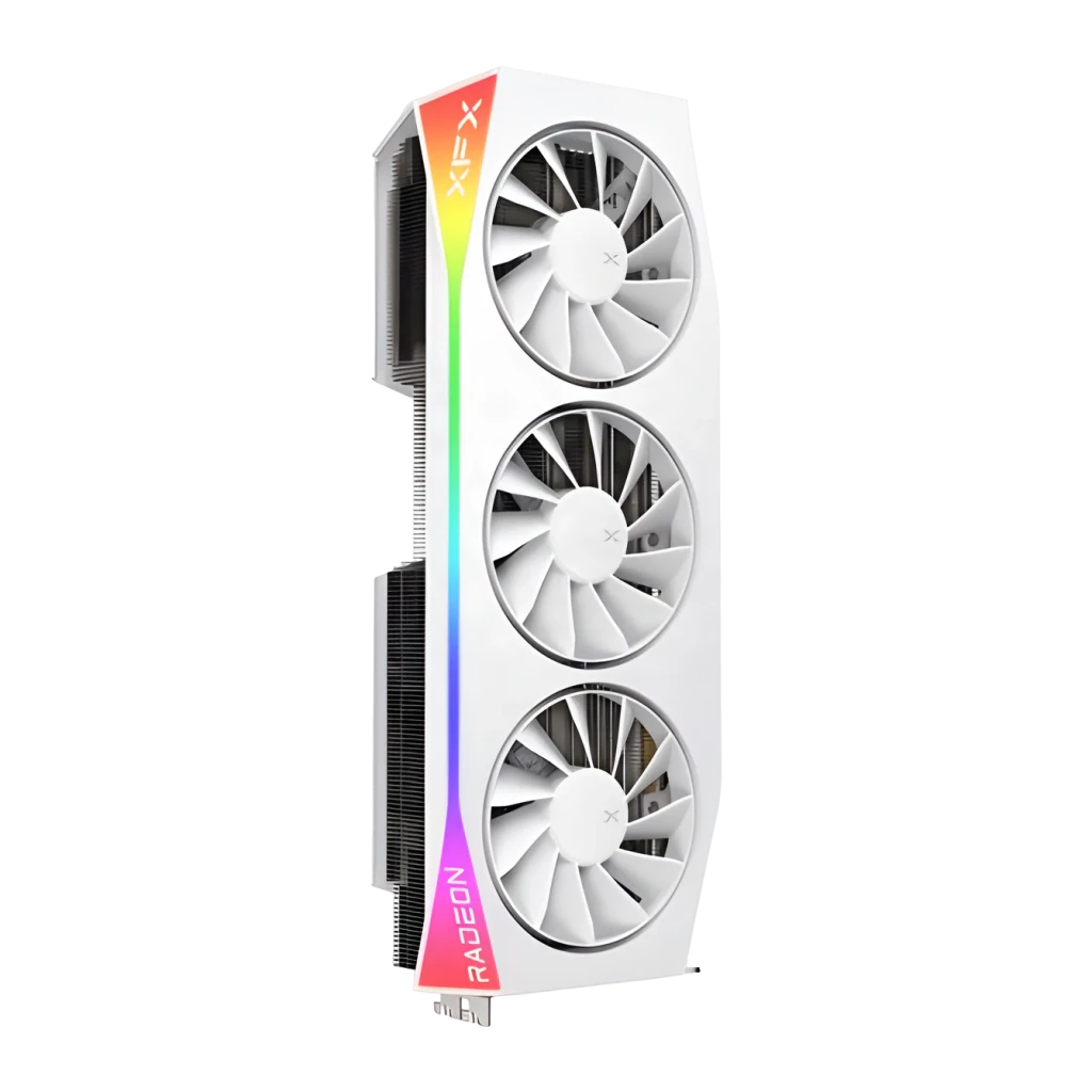 XFX Tarjeta Gráfica Radeon RX 9070 XT Mercury OC RGB 16gb branco - detalhe 4
