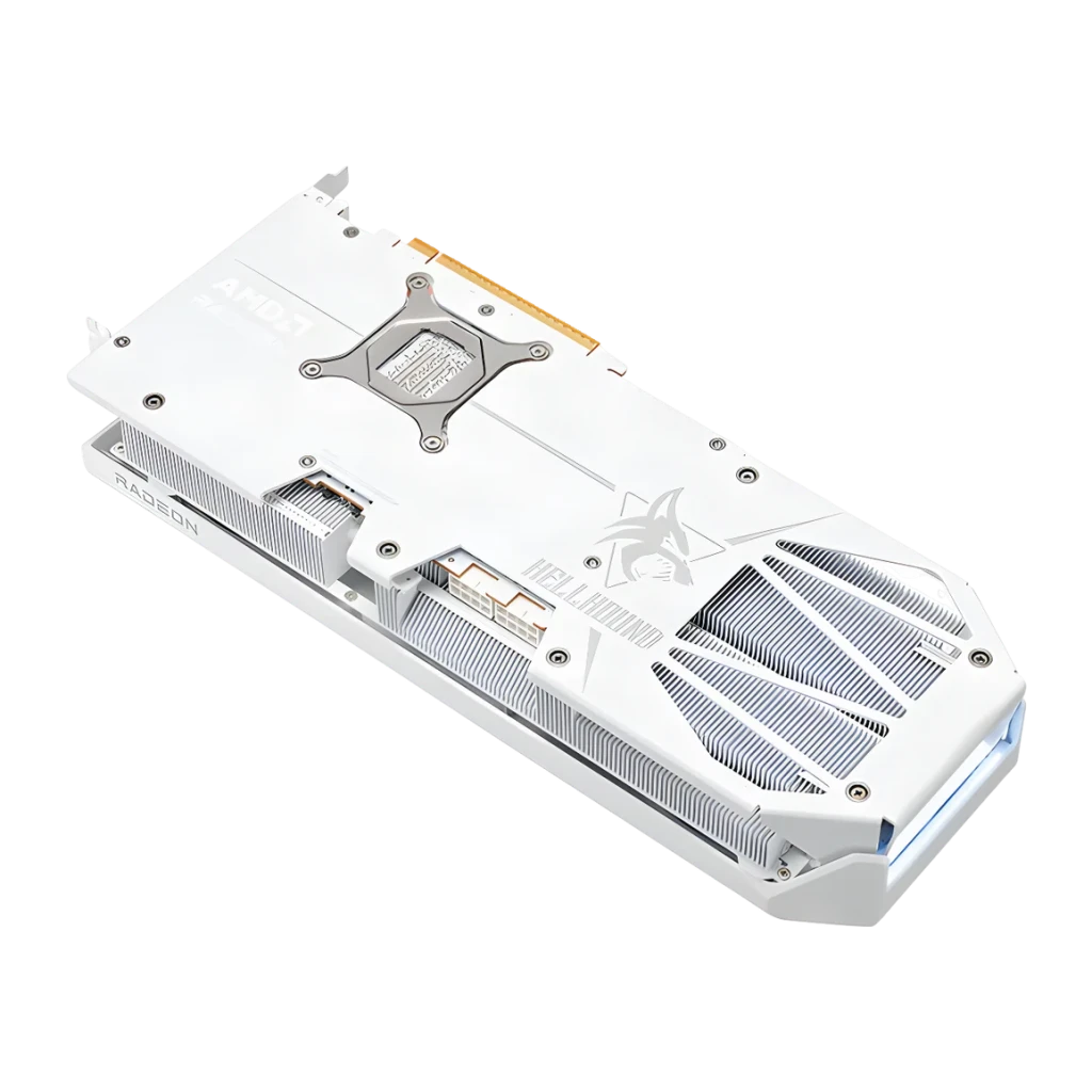PowerColor Tarjeta Gráfica Radeon RX 9070 XT Hellhound Spectral White OC 16 GB - detalhe 4