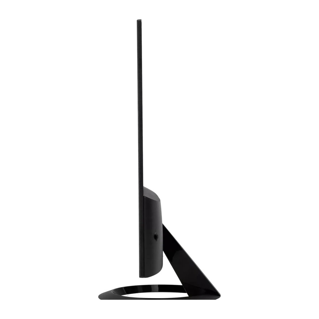 ASUS Eye Care VZ249HG 23.8 negro, vista lateral: perfil ultra delgado del panel y soporte con base redonda
