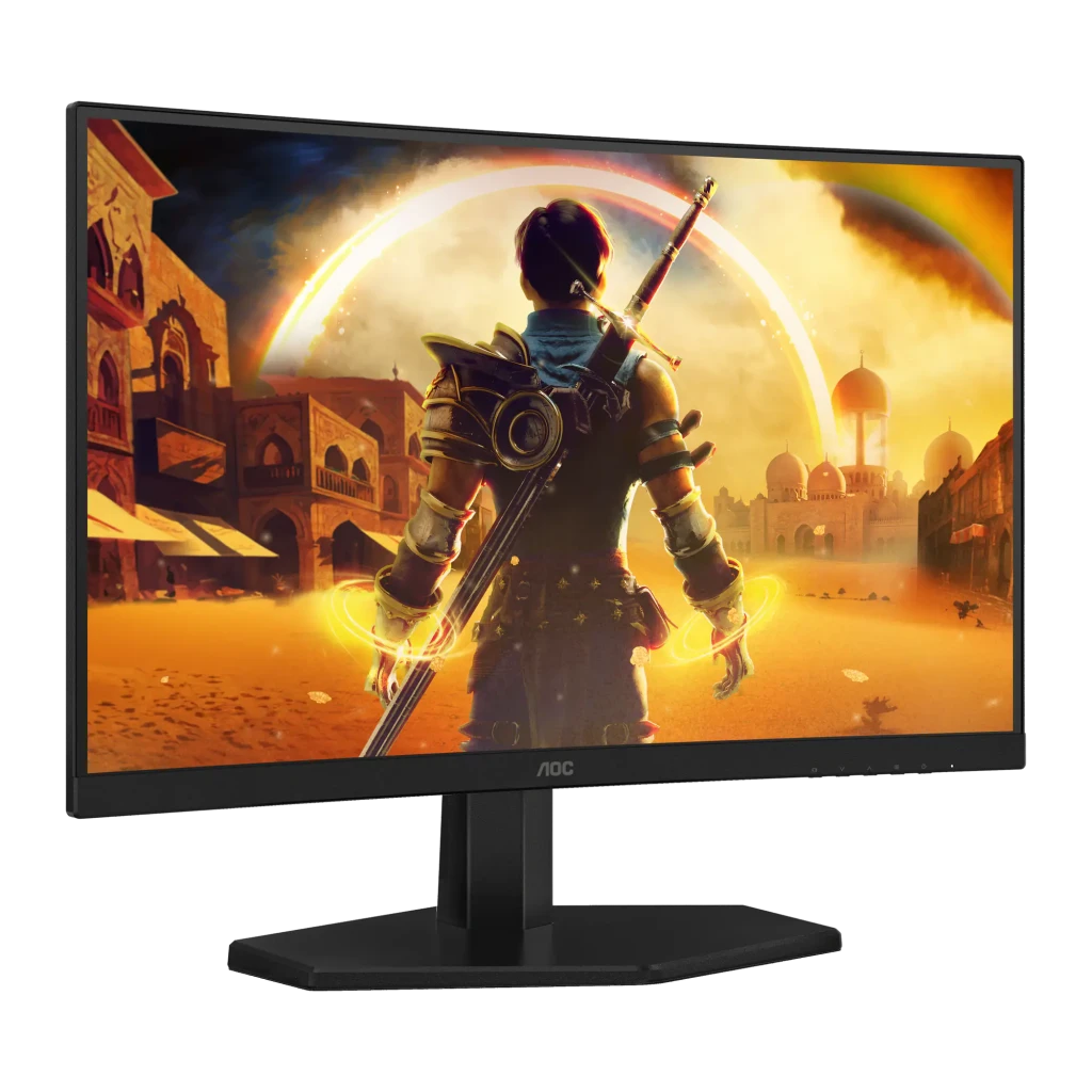 AOC 24G15N2 23.8 noir y rouge - détail 3