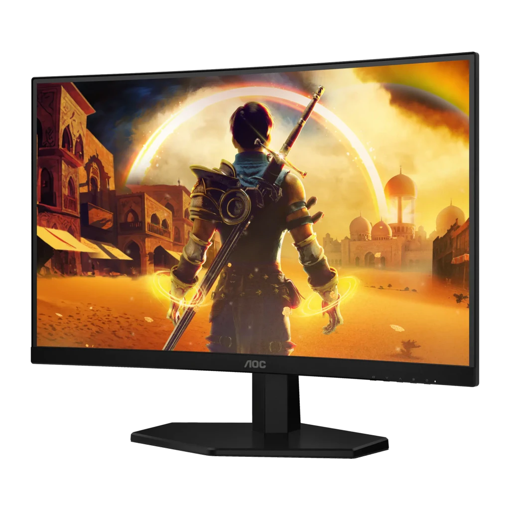 AOC 24G15N2 23.8 noir y rouge - détail 4