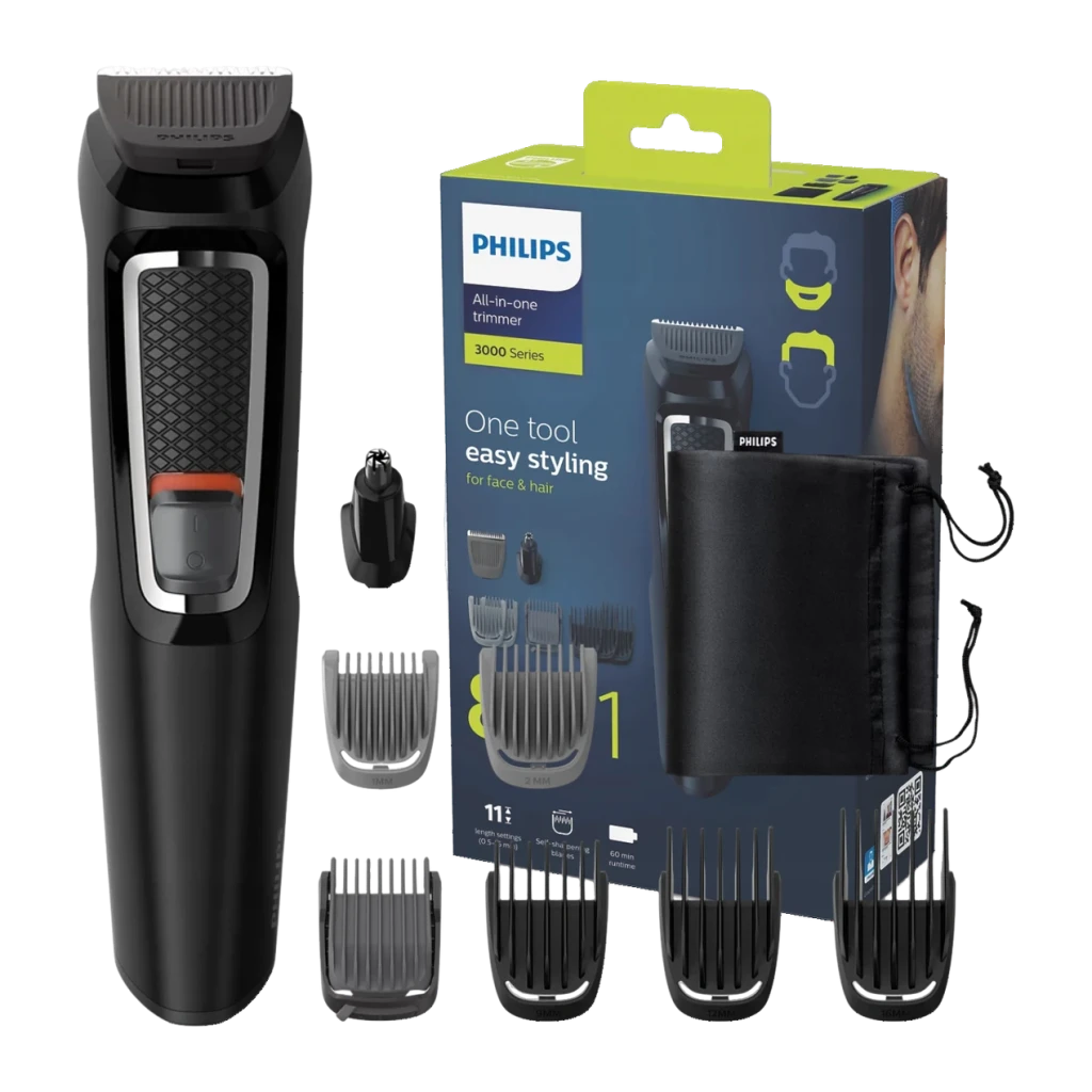 Philips Cortapelos multifunción MG3711/15 MultiGroom Series 3000 Negro - vista principal - Ítem3