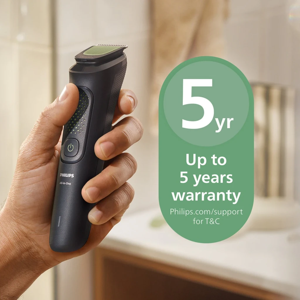 Philips Recortadora All-in-One Trimmer Series 3000 MG3945/15 negro - funda de almacenamiento incluida | facilita guardarlo y