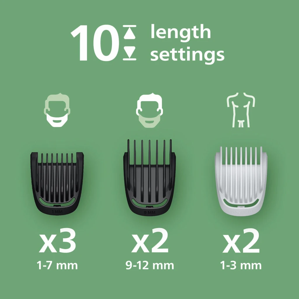 Philips Recortadora All-in-One Trimmer Series 3000 MG3945/15 negro - tiempo de carga = 4 h | carga lenta por USB a 5 V; si se