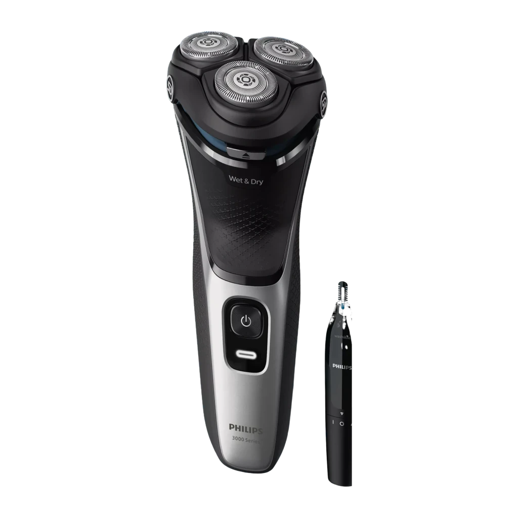 Philips Afeitadora eléctrica Shaver Series 3000 S3143/02 negro, plata - vista principal