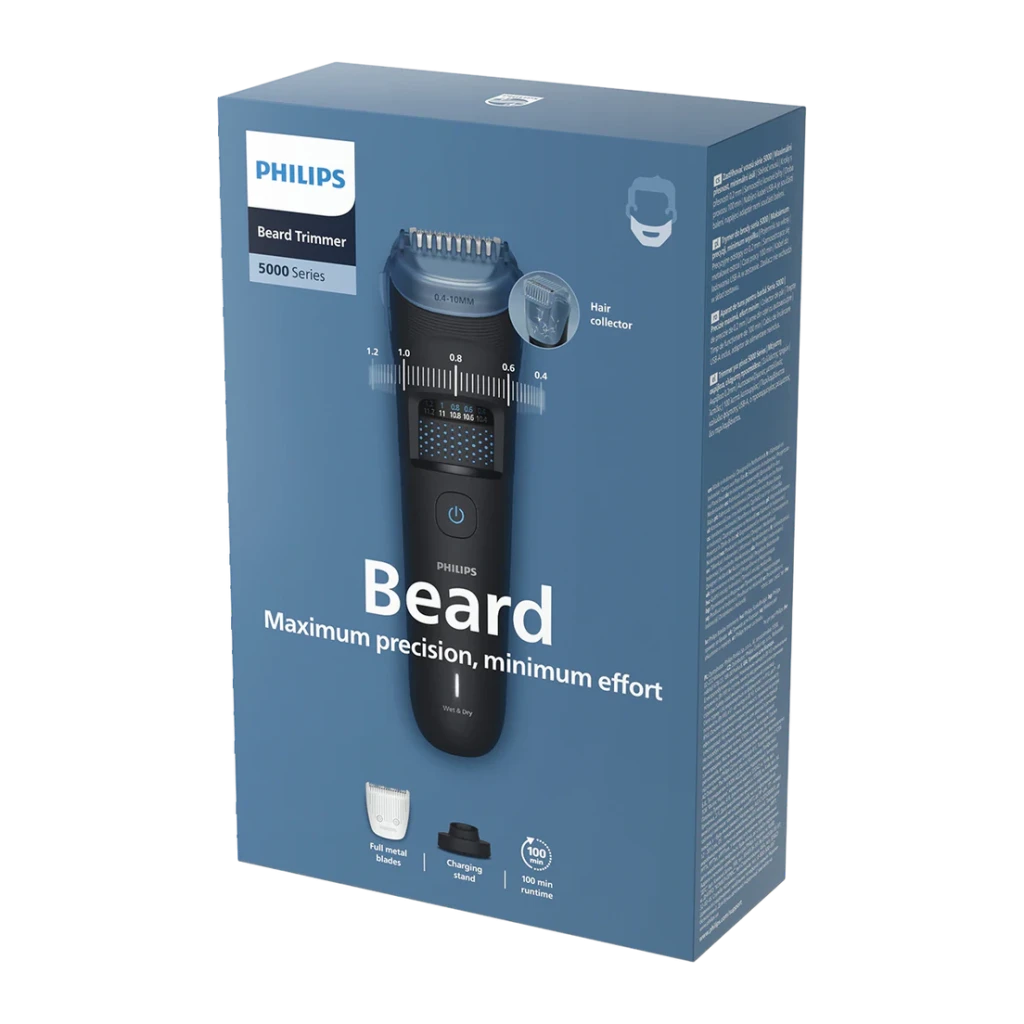 Philips Recortadora de barba Beard Trimmer Series 5000 BT5780/15 negro - vista principal