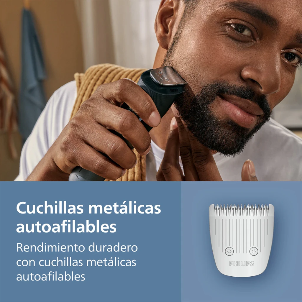 Philips Recortadora de barba Beard Trimmer Series 5000 BT5780/15 negro - caja incluye
