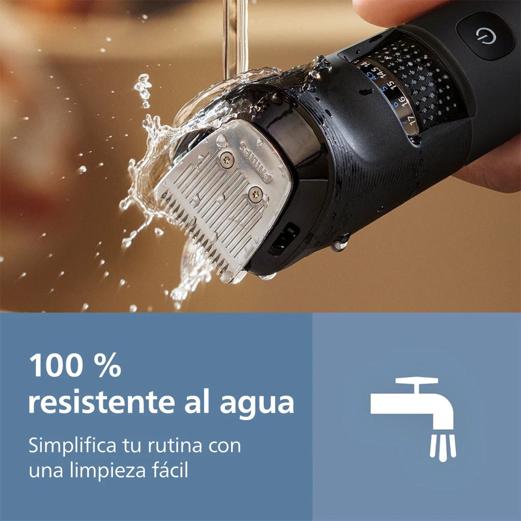 Philips Recortadora de barba Beard Trimmer Series 5000 BT5780/15 negro - carga rápida = 5 min para un uso | resuelve el