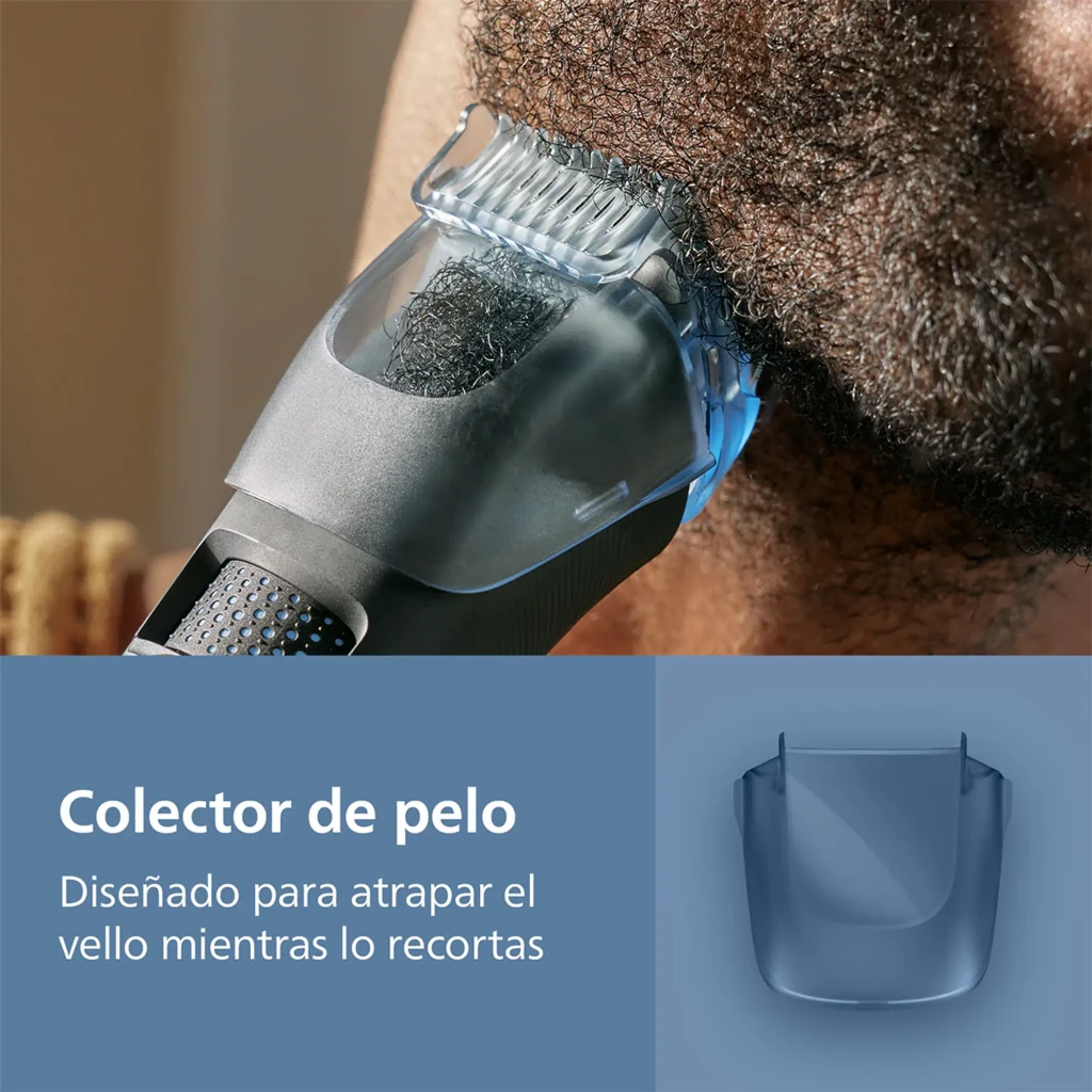 Philips Recortadora de barba Beard Trimmer Series 5000 BT5780/15 negro - uso en mojado y seco | se puede usar en la ducha o