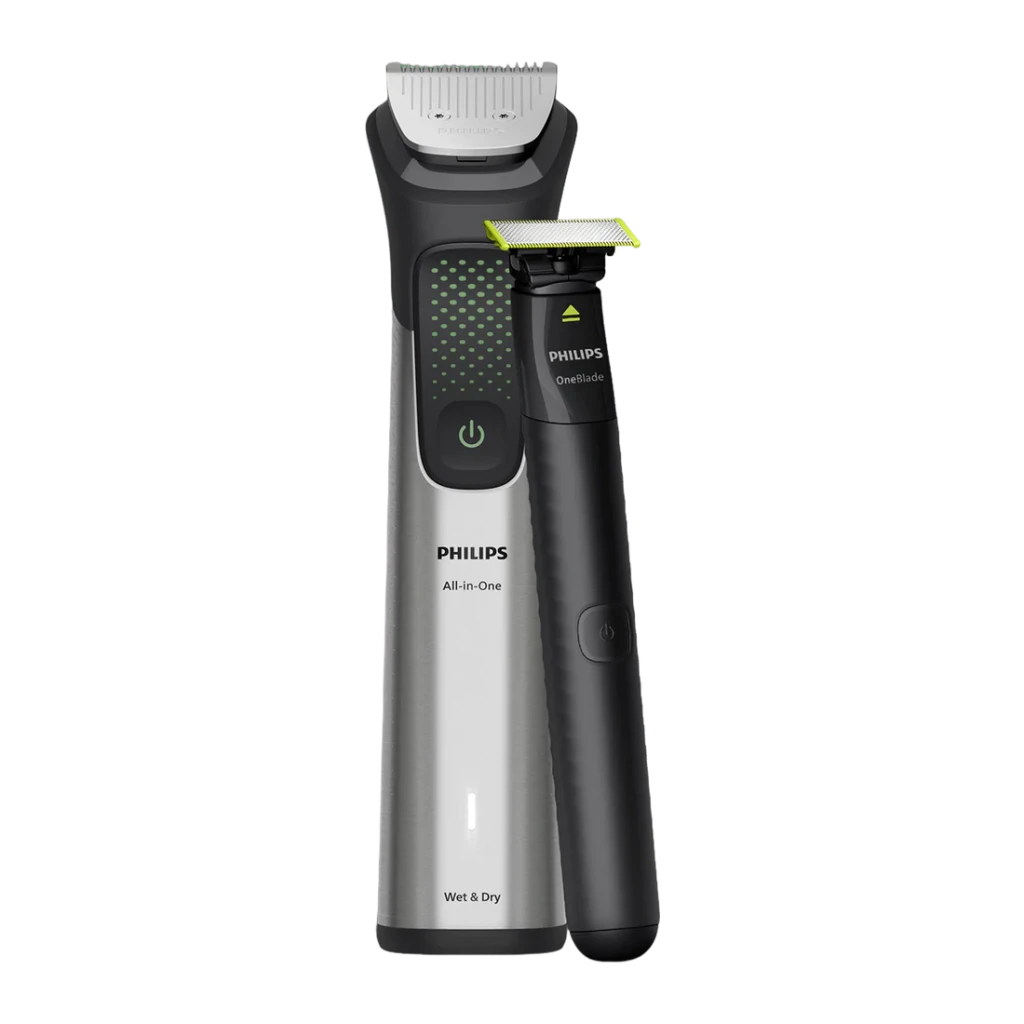 Philips Cortapelos multifunción All-in-One Trimmer Series 9000 MG9557/15 plata - longitud de corte = de 0,2 mm a 12 mm en 27
