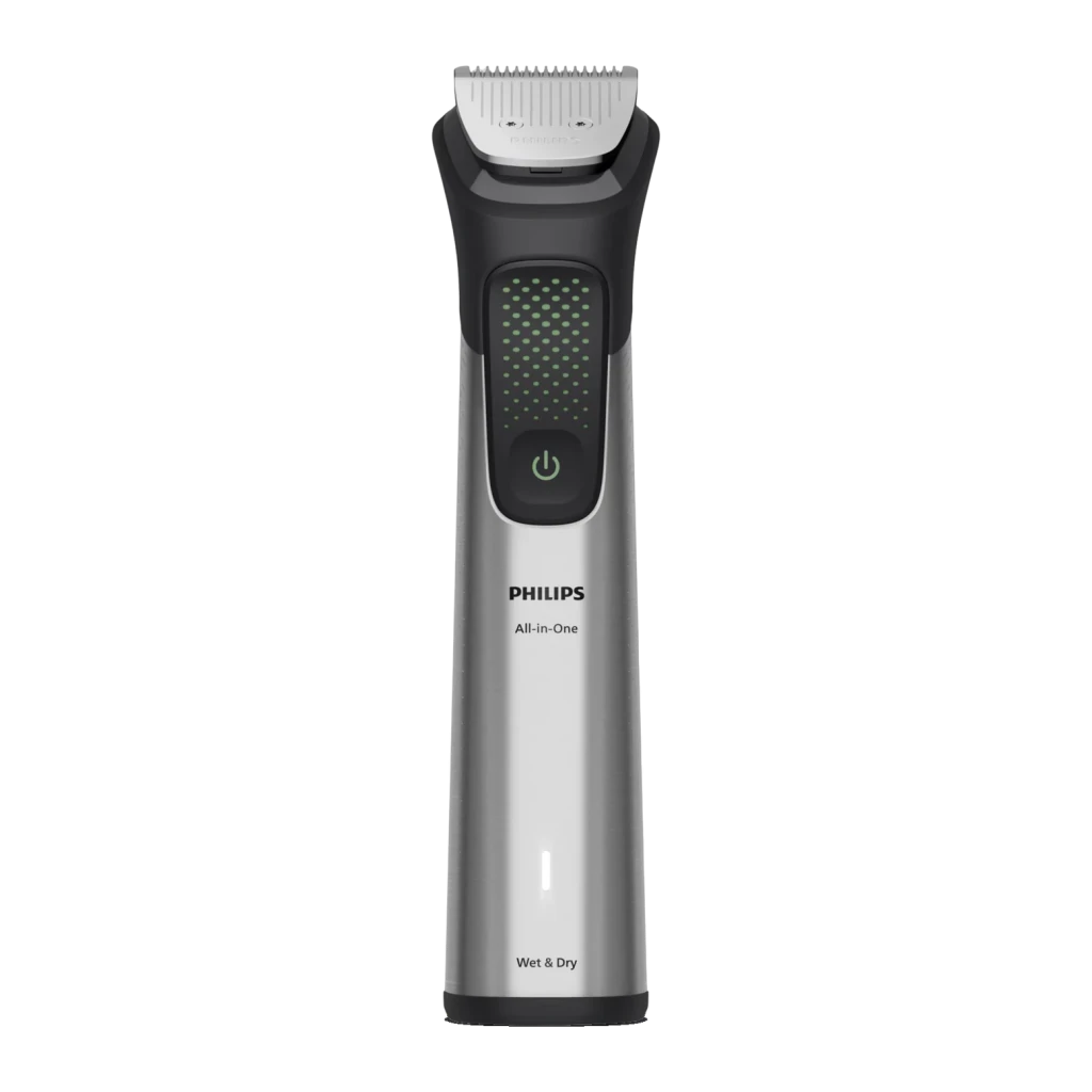 Philips Cortapelos multifunción All-in-One Trimmer Series 9000 MG9557/15 plata - accesorios incluidos = 20 en 1 (peines para