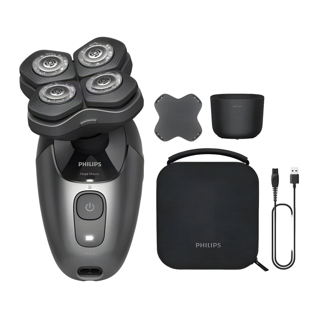 Philips Afeitadora de cabeza HS7980/15 Pro 7000 Series Negro/Plata - detalle 3