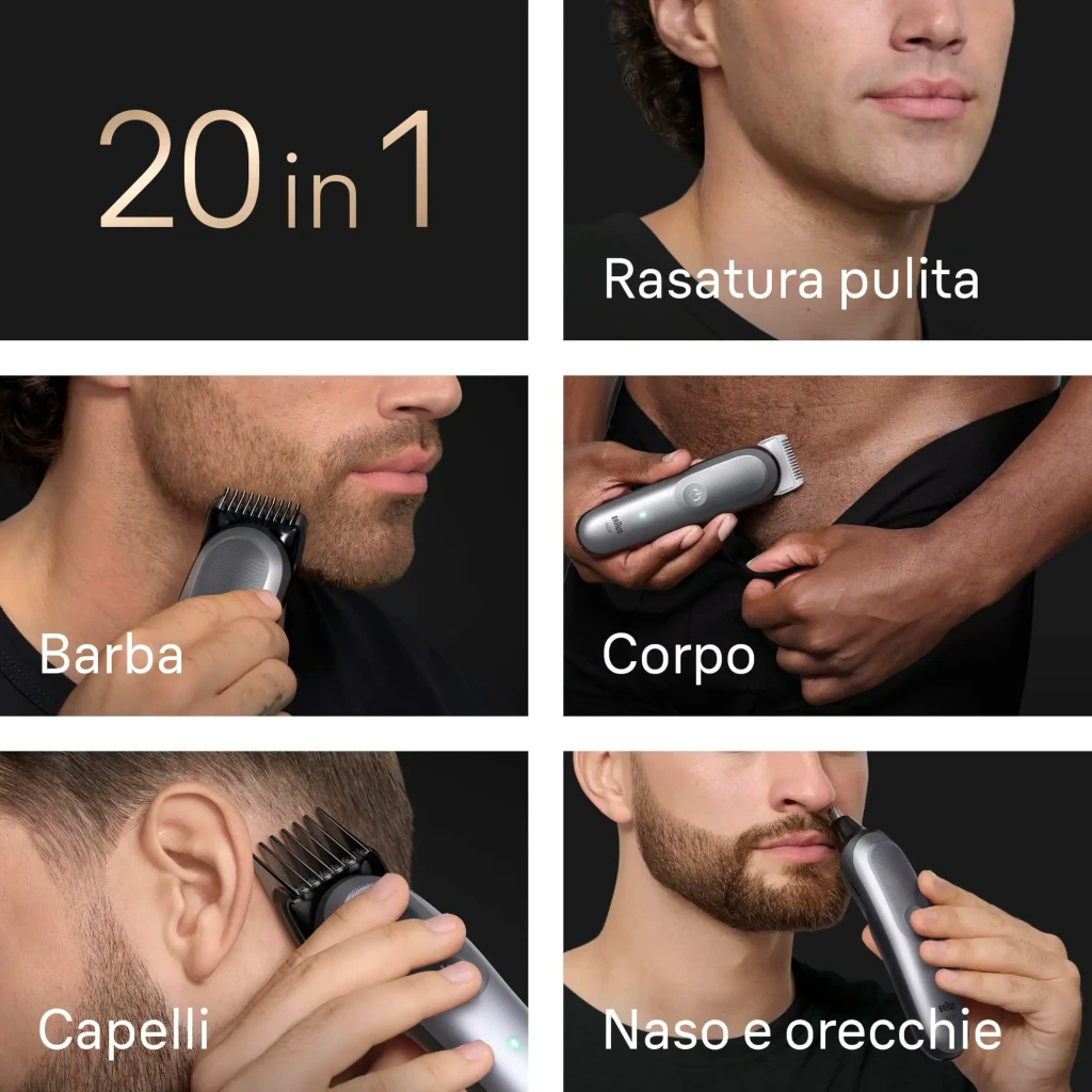 Braun Cortapelos AIO 9540 All-in-One Style Kit plata - vista principal - Ítem3