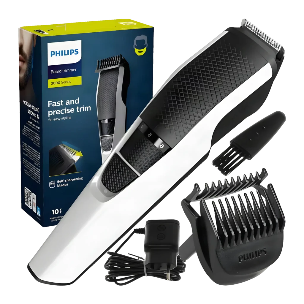 Philips Barbero BeardTrimmer Series 3000 BT3239/15 Negro/Plata - vista principal