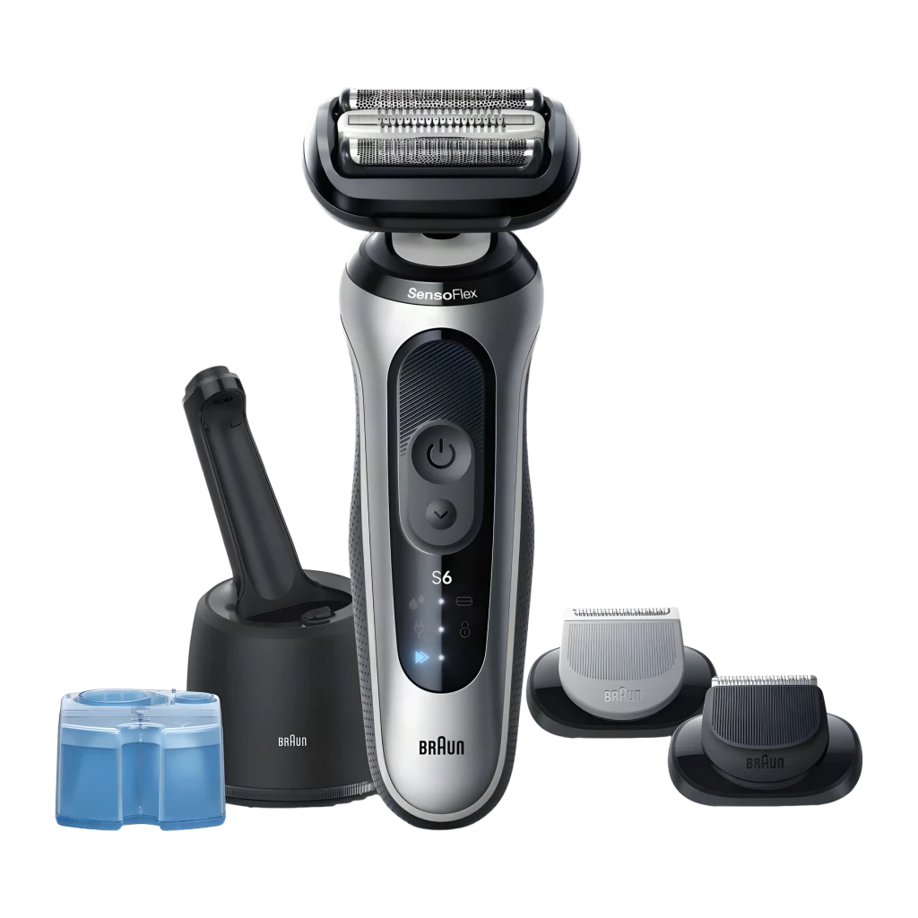 Braun Afeitadora Series 6 62-S7650cc Plata - vista principal
