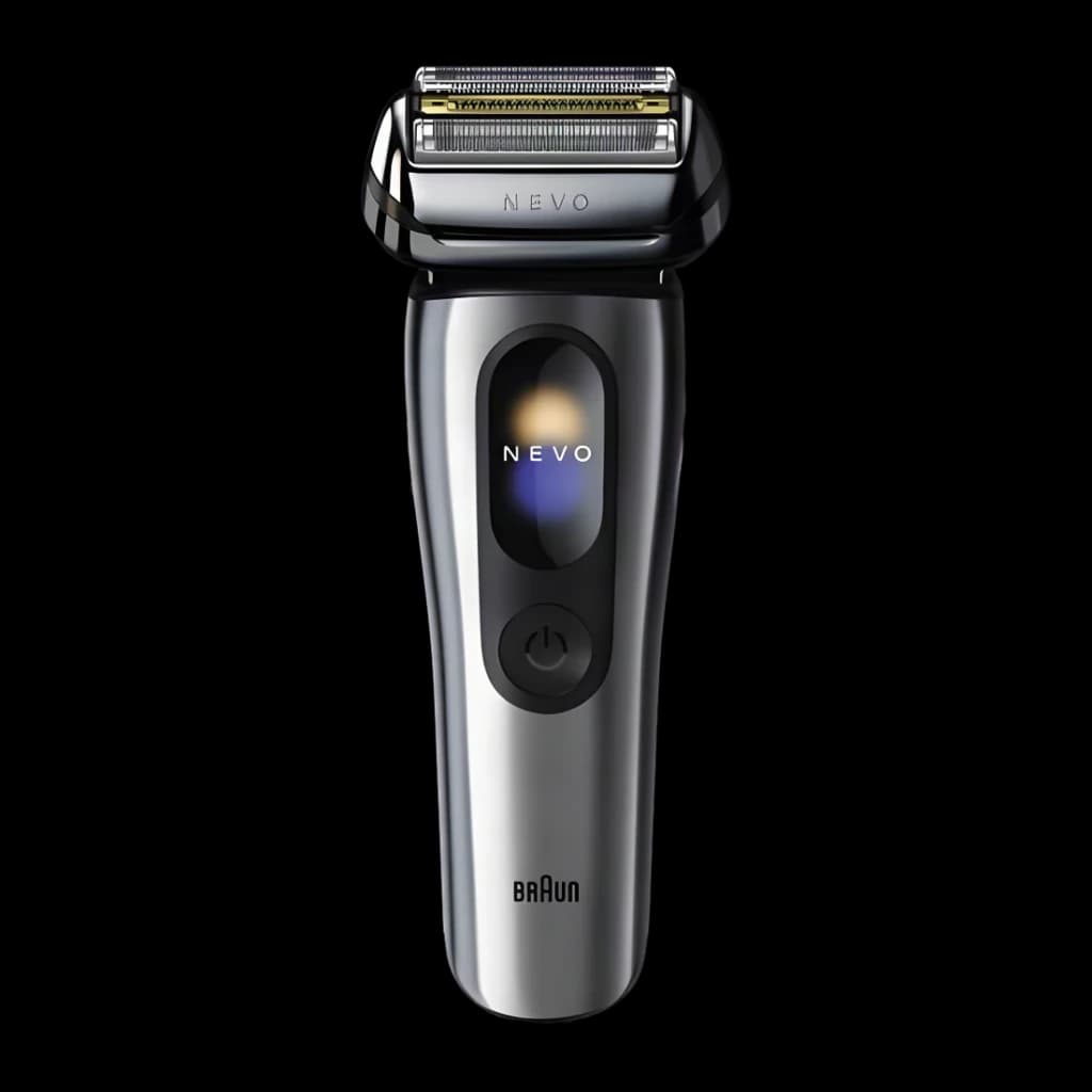 Braun Afeitadora facial 917667 inalambrica 60min seco y mojado 5 laminas recortador plata - vista principal