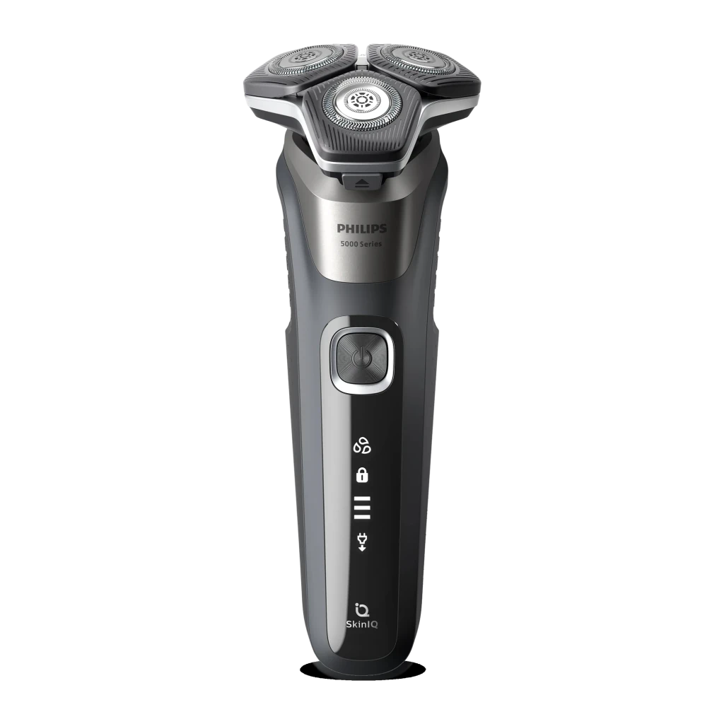 Philips Afeitadora Shaver Series 5000 S5887/10 gris - sistema de afeitado = Rotativo, 3 cabezales con seguimiento 3D | los