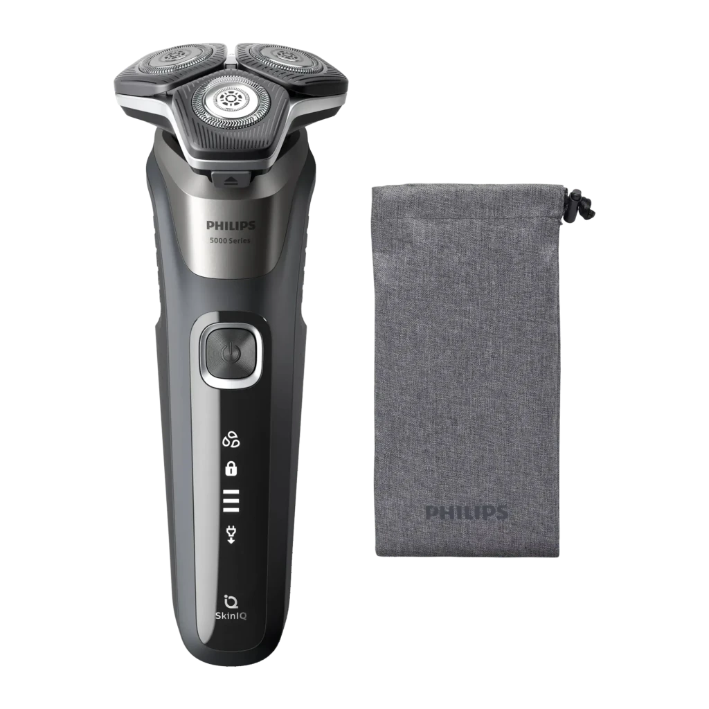 Philips Afeitadora Shaver Series 5000 S5887/10 gris - autonomía = 60 min con carga completa en 1 h; carga rápida de 5 min
