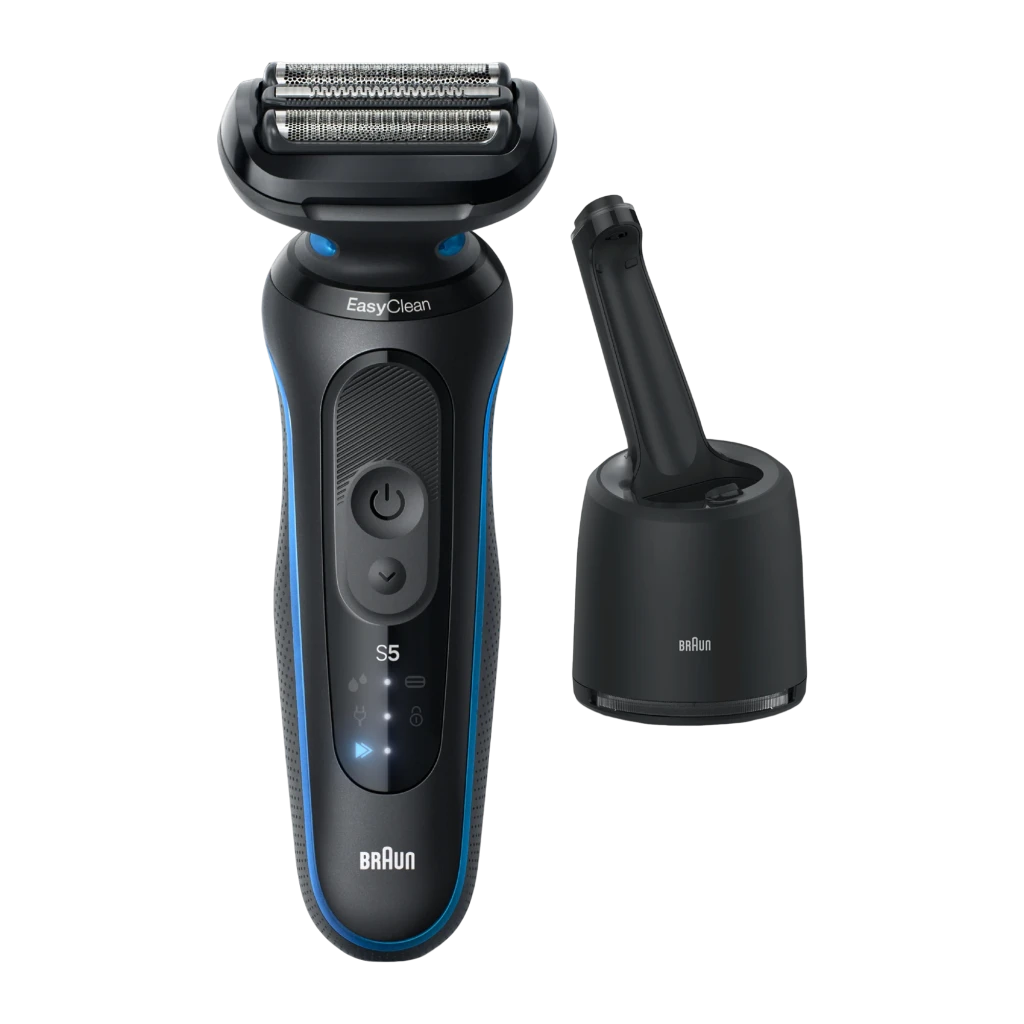 Braun Afeitadora Series 5 52-B7000cc con Centro de Limpieza SmartCare Negro/Azul - vista principal
