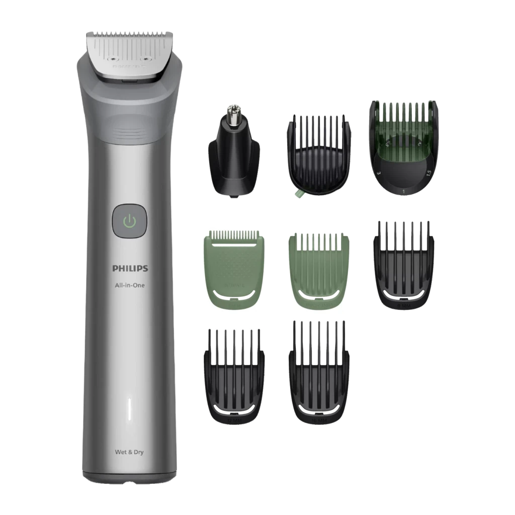 Philips Cortapelos multifunción MG5931/15 cinzento claro - detalhe